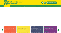 Desktop Screenshot of davidcolegravefoundation.org.uk